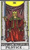 Carta de Tarot La justicia