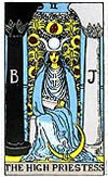 Carta de Tarot La sacerdotisa